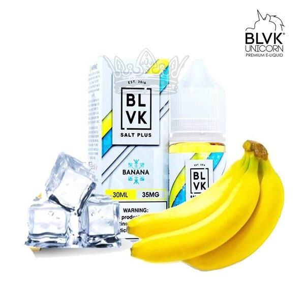 سالت موز یخ بی ال وی کی BLVK Salt Plus Banana Ice